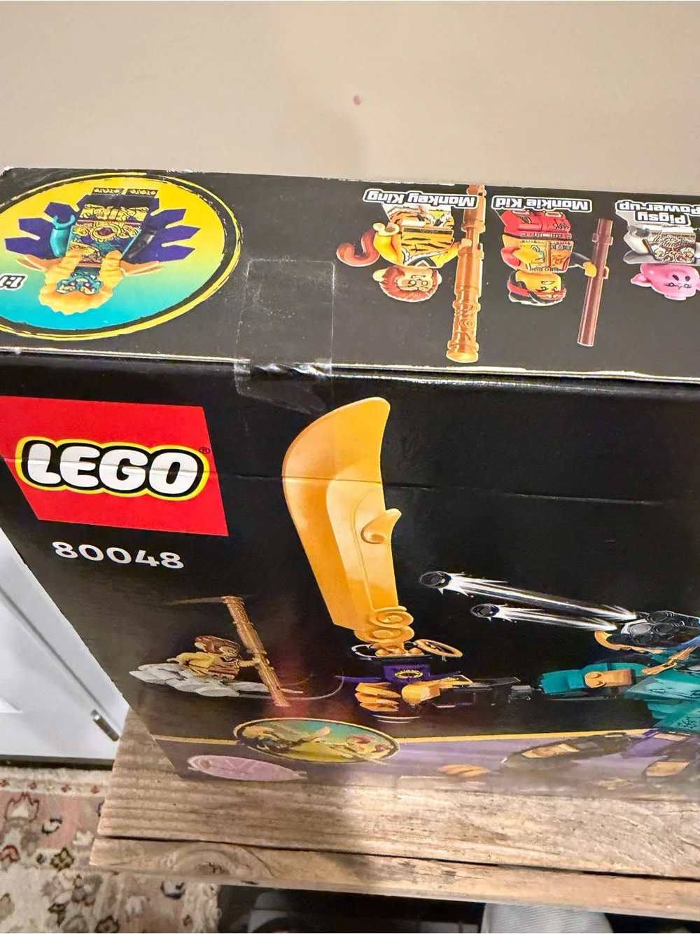 Lego Monkie Kid Mighty Azure Lion - Teal & Gold Action Build